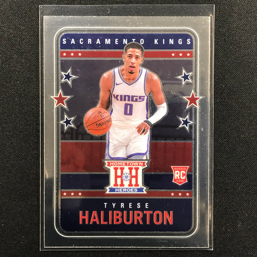2020-21 Chronicles TYRESE HALIBURTON Hometown Heroes Optic Rookie Base #556