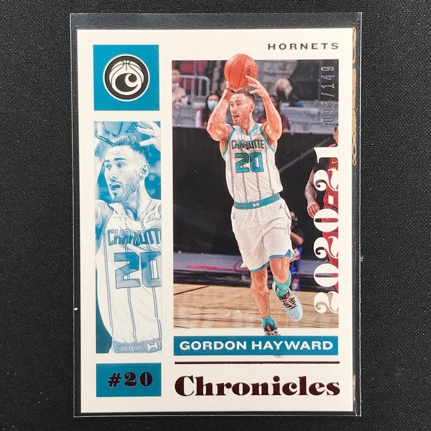2020-21 Chronicles Gordon Hayward Chronicles Base Red 93/149