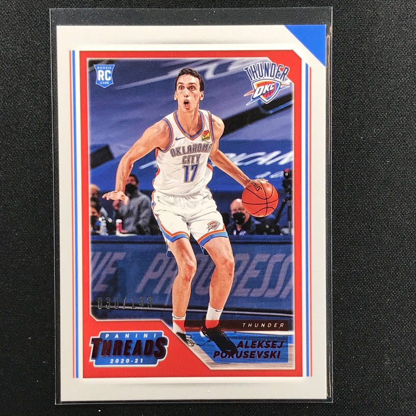 2020-21 Chronicles Aleksej Pokusevski Threads Rookie Red 30/149