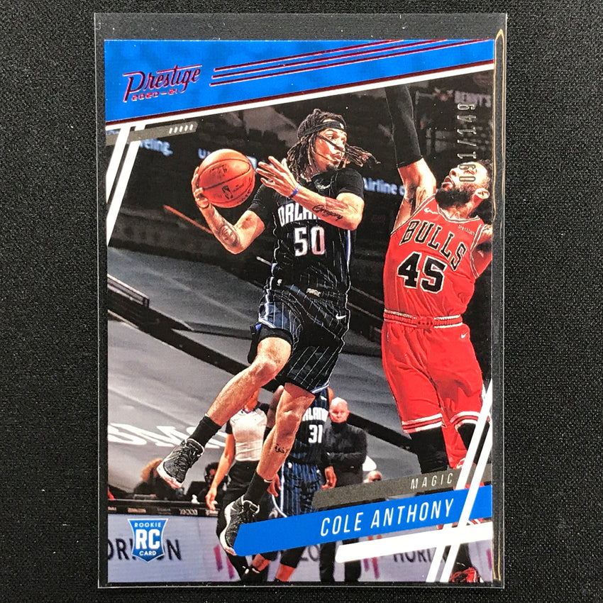 2020-21 Chronicles Cole Anthony Prestige Rookie Red 91/149
