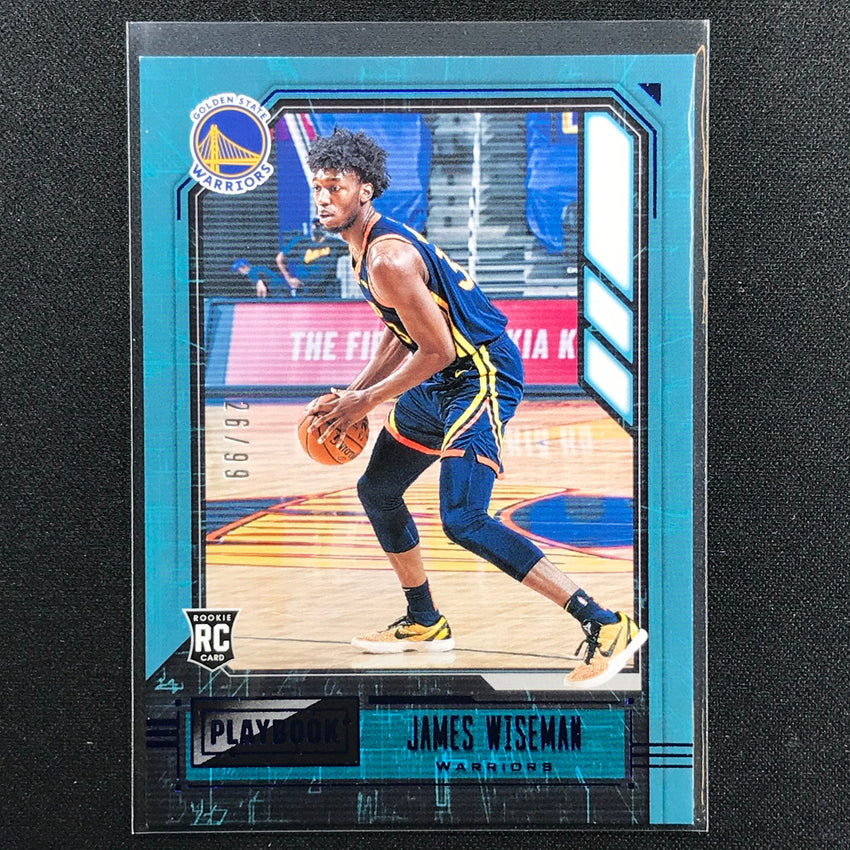 2020-21 Chronicles James Wiseman Playbook Rookie Blue 26/99