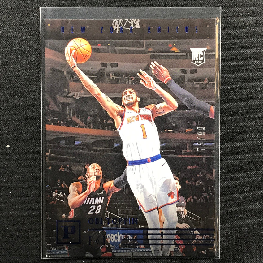 2020-21 Chronicles Obi Toppin Panini Base Rookie Blue 74/99