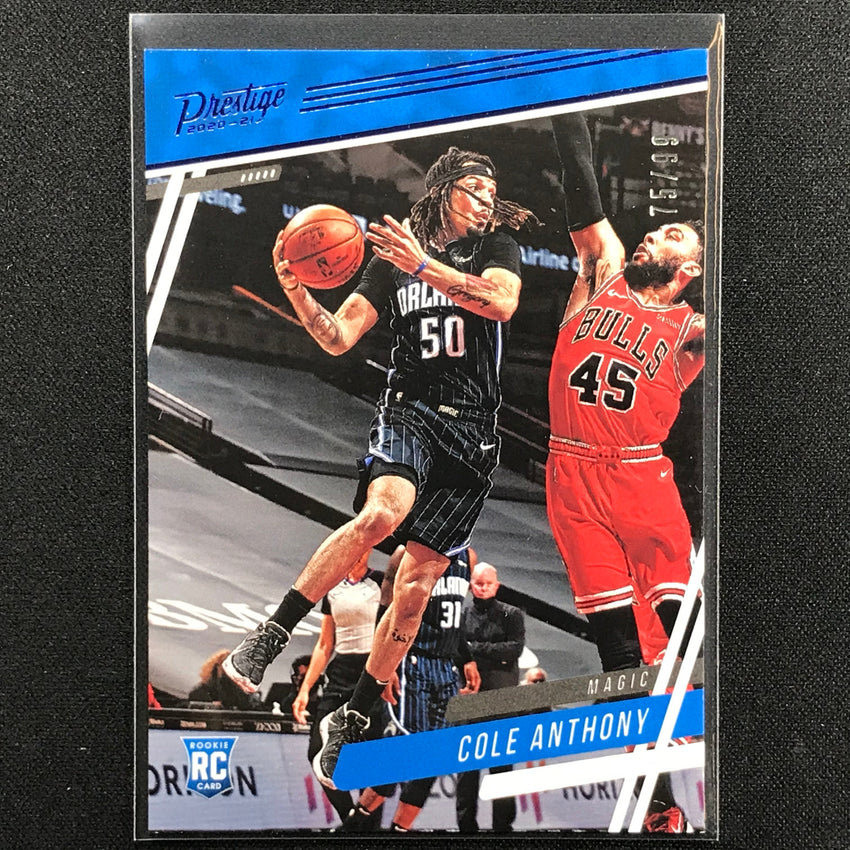 2020-21 Chronicles Cole Anthony Prestige Rookie Blue 75/99