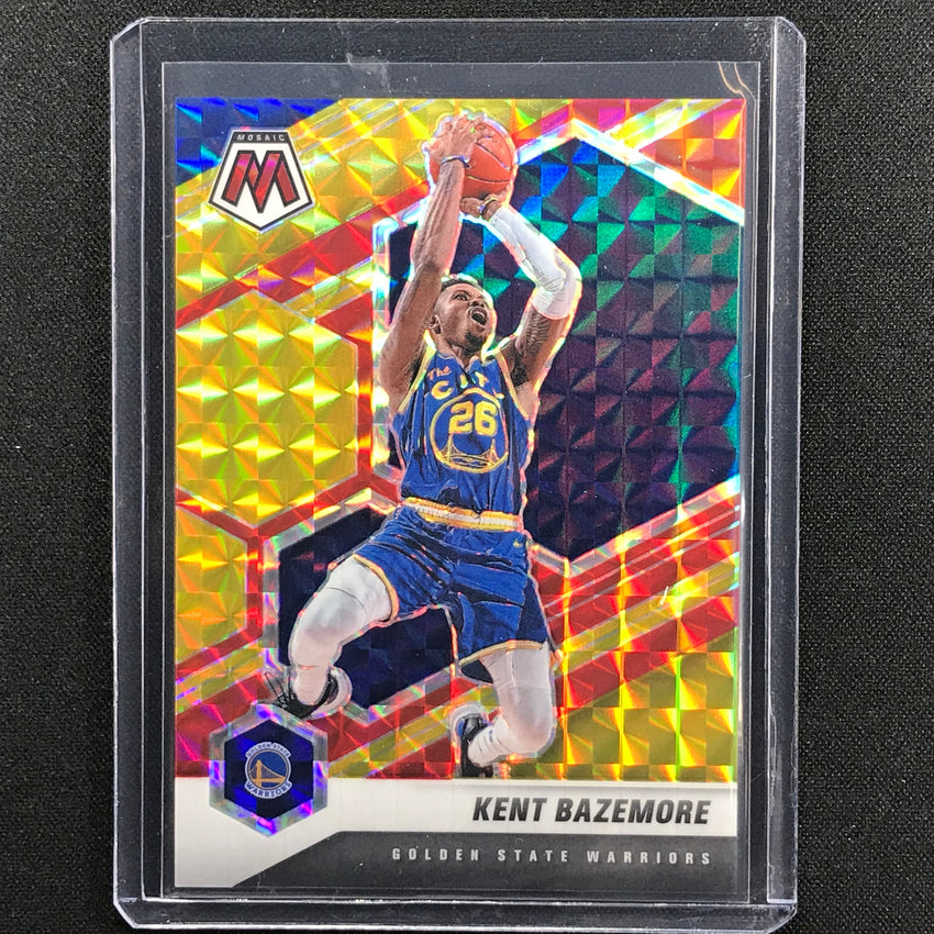 2020-21 Mosaic Kent Bazemore Choice Fusion Red And Yellow 44/88
