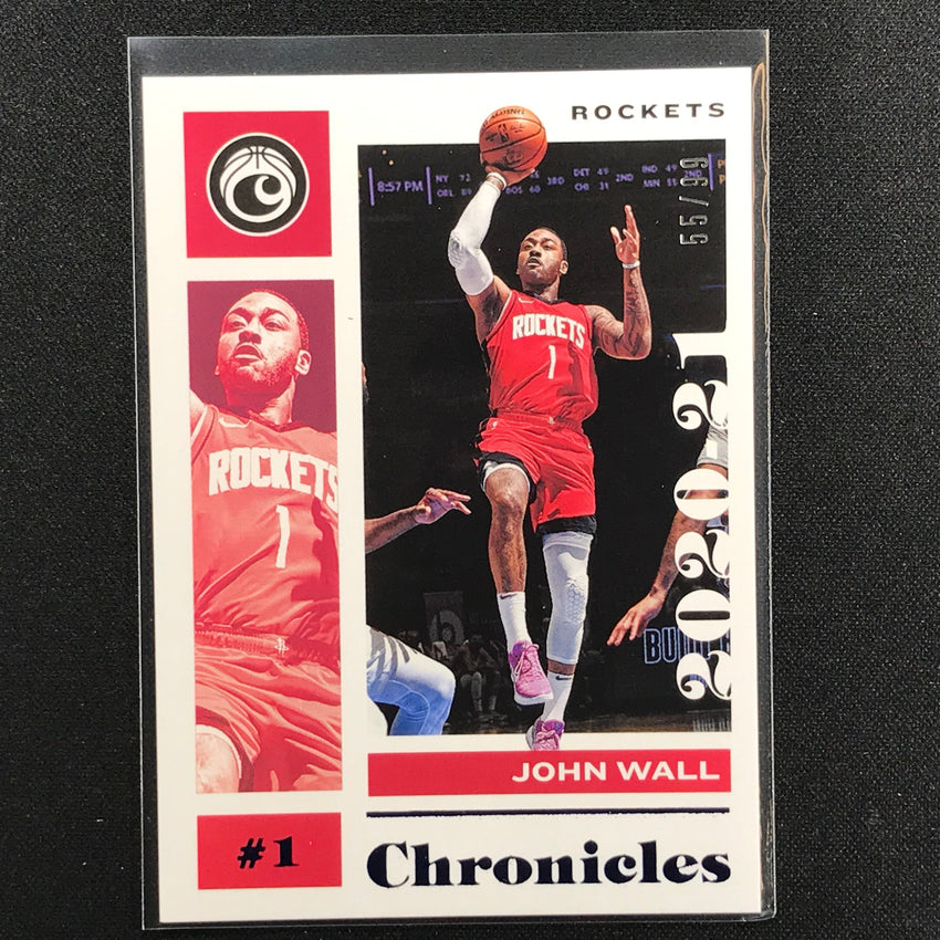 2020-21 Chronicles John Wall Chronicles Base Blue 55/99