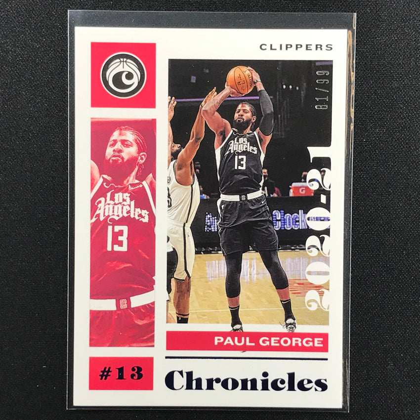 2020-21 Chronicles Paul George Chronicles Base Blue 81/99