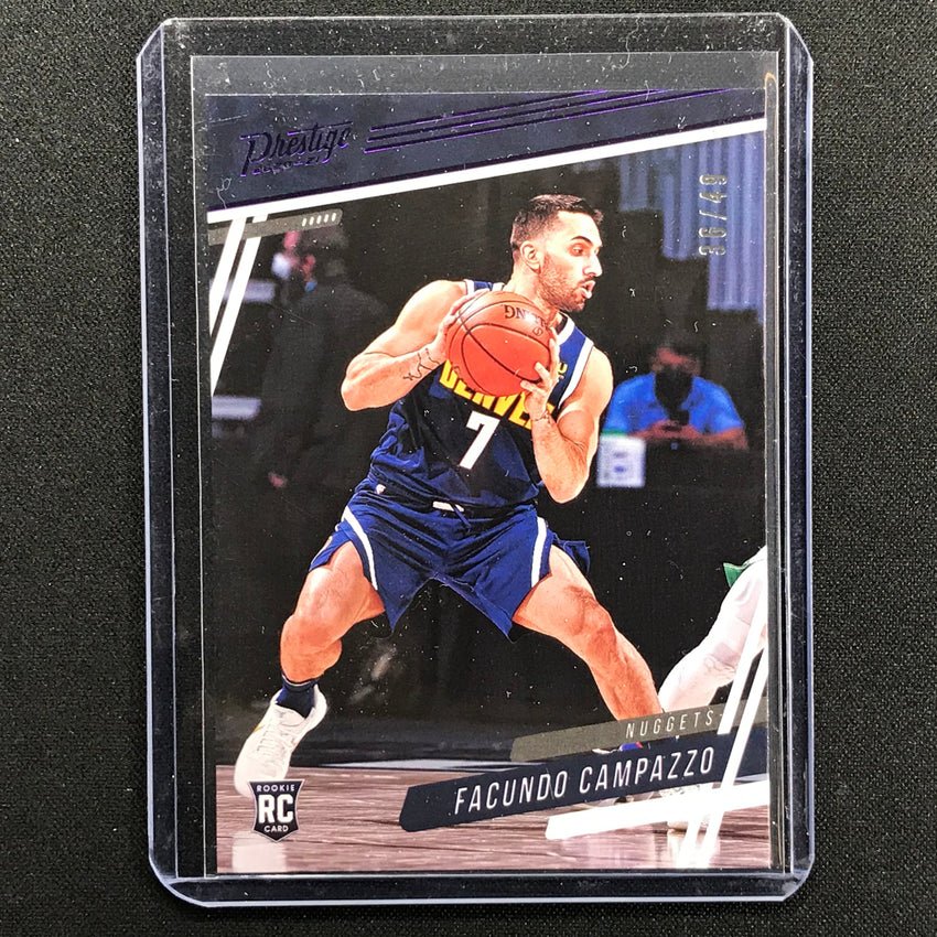 2020-21 Chronicles Facundo Campazzo Prestige Rookie Purple 36/49