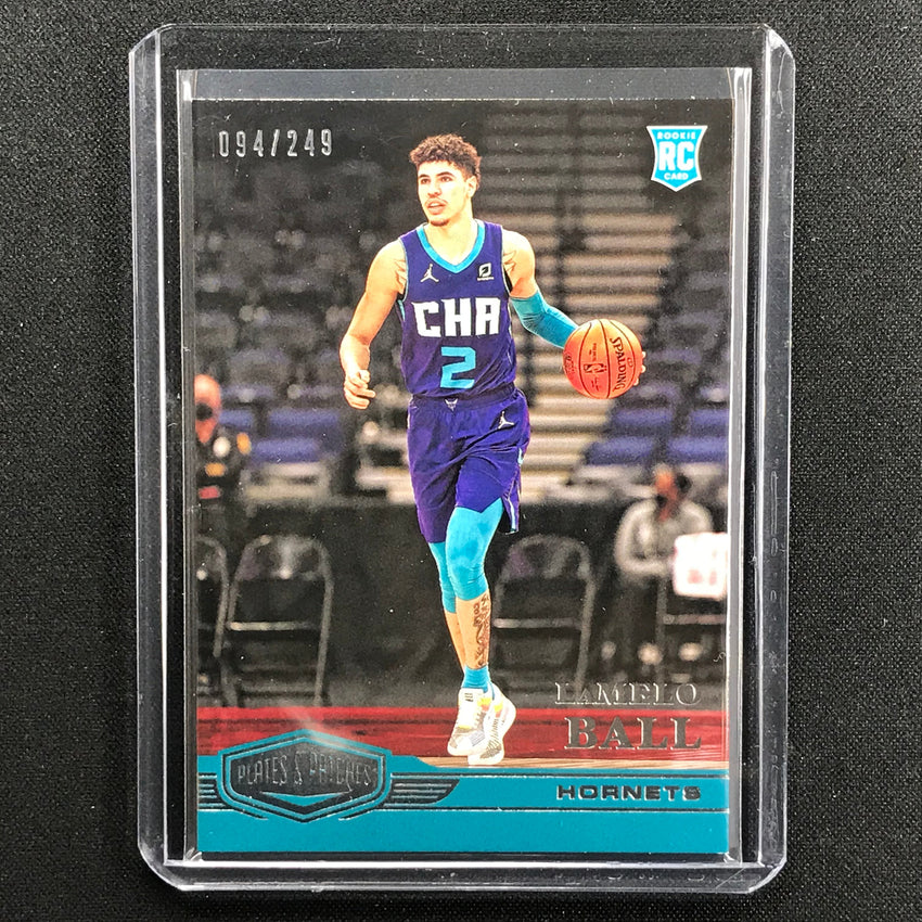 2020-21 Chronicles Lamelo Ball Plates And Patches Rookie Base 94/249