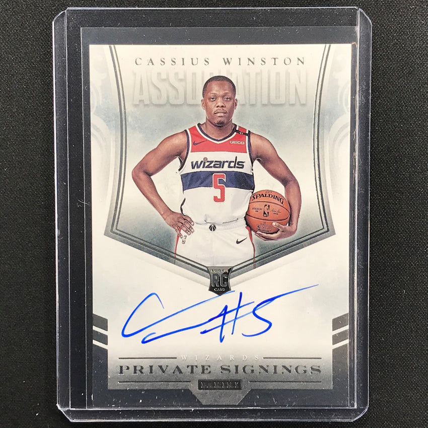 2020-21 Chronicles CASSIUS WINSTON Rookie Private Signings Association Auto #CWI