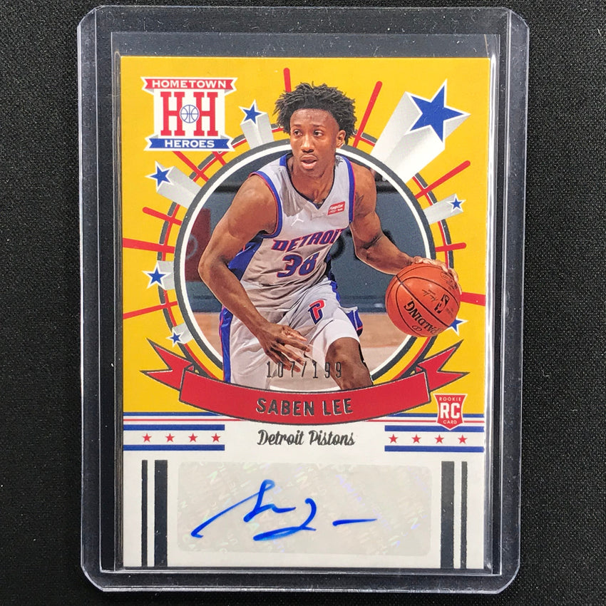 2020-21 Chronicles Saben Lee Hometown Heroes Rookie Auto 107/199