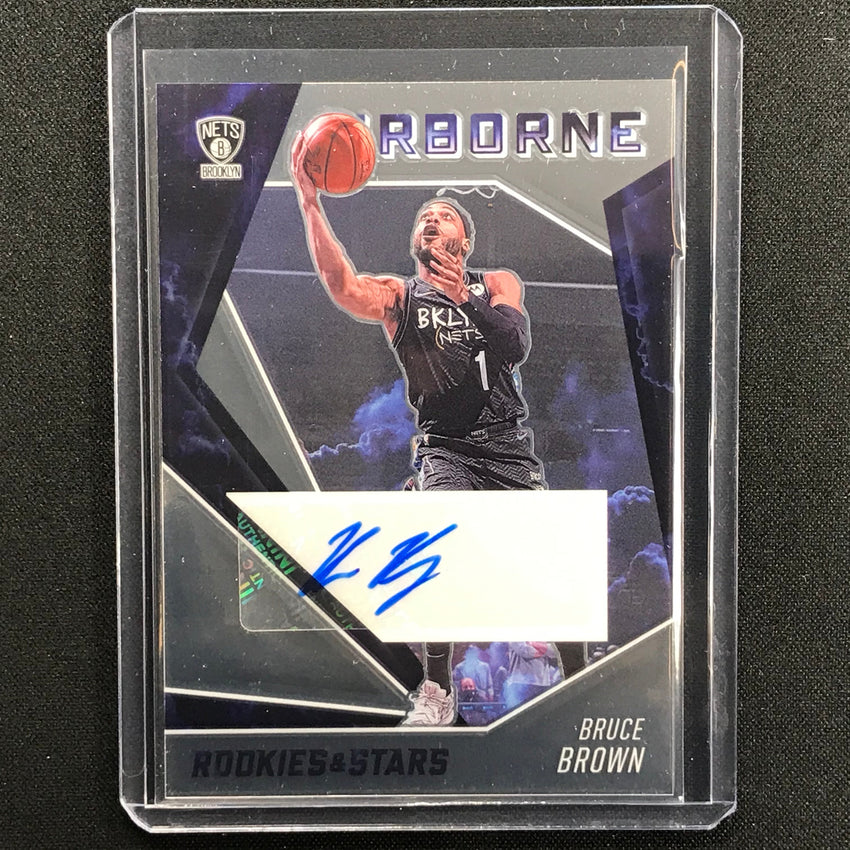 2020-21 Chronicles Bruce Brown Rookies And Stars Airborne Signature Auto 54/99