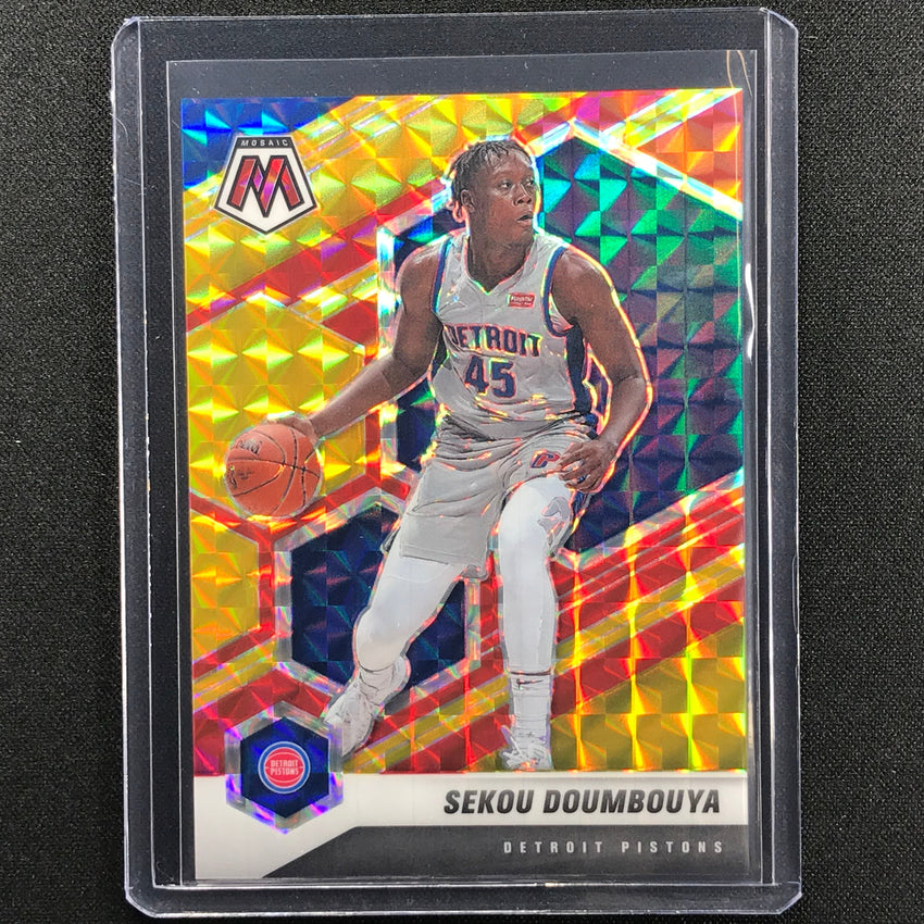 2020-21 Mosaic Sekou Doumbouya Choice Fusion Red And Yellow 55/88