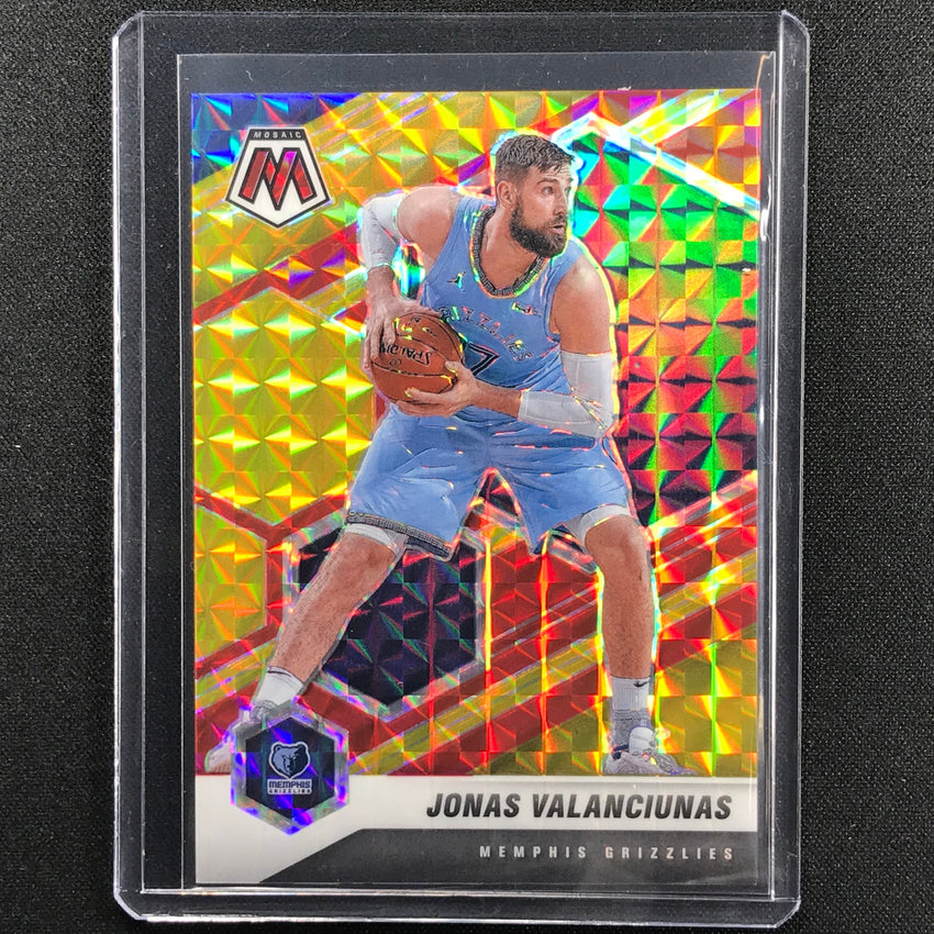 2020-21 Mosaic Jonas Valanciunas Choice Fusion Red And Yellow 49/88