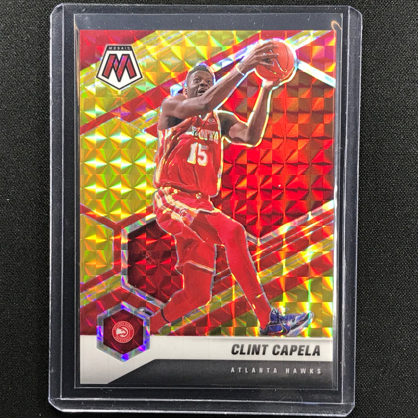 2020-21 Mosaic Clint Capela Choice Fusion Red And Yellow 48/88