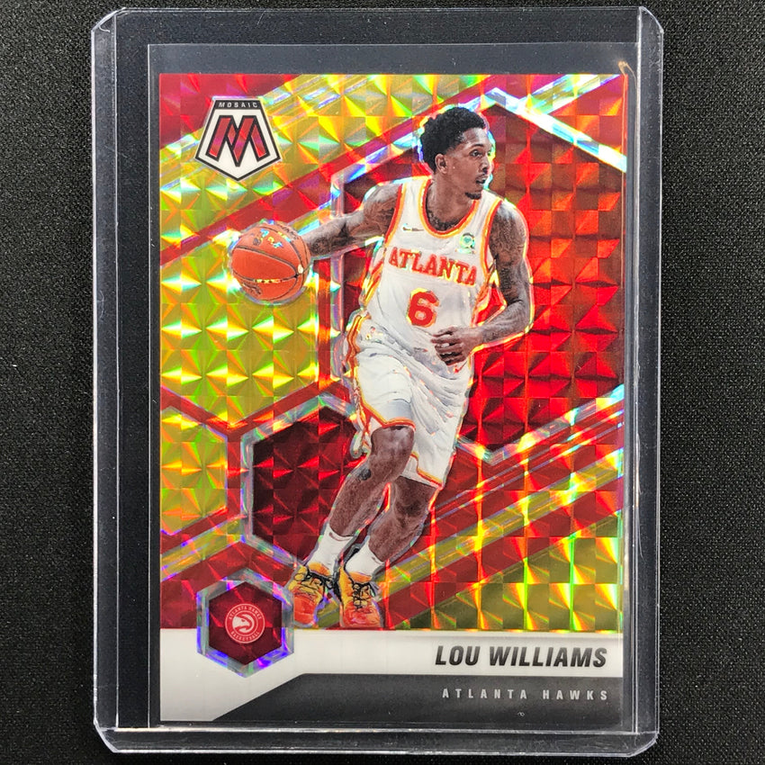 2020-21 Mosaic Lou Williams Choice Fusion Red And Yellow 43/88