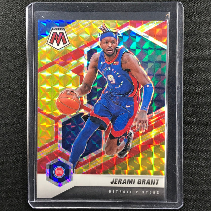 2020-21 Mosaic Jerami Grant Choice Fusion Red And Yellow 27/88