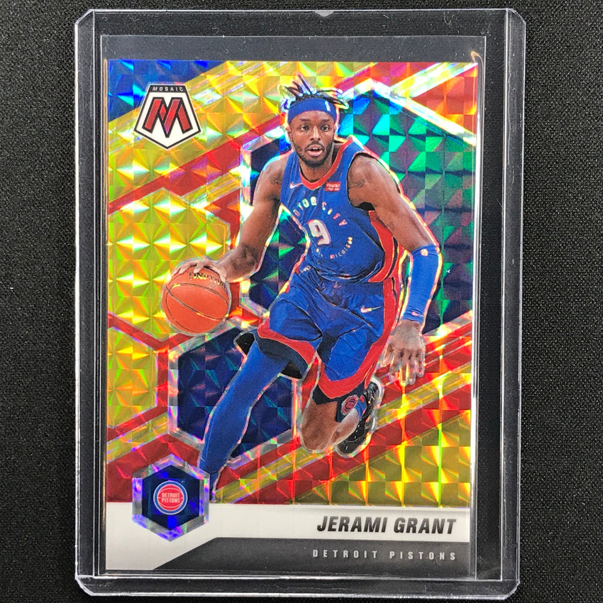 2020-21 Mosaic Jerami Grant Choice Fusion Red And Yellow 52/88