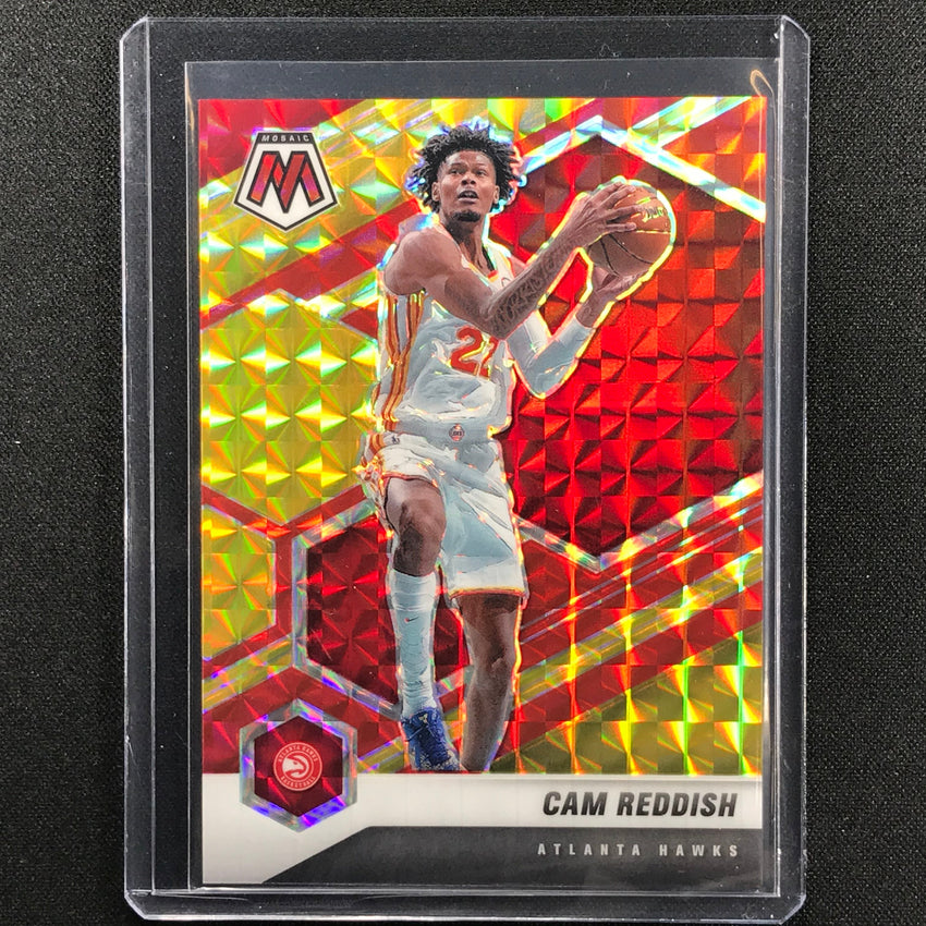 2020-21 Mosaic Cam Reddish Choice Fusion Red And Yellow 11/88