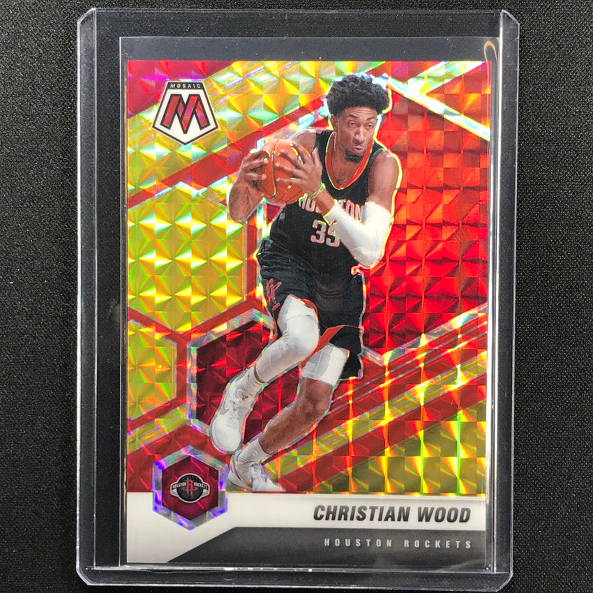 2020-21 Mosaic Christian Wood Choice Fusion Red And Yellow 45/88