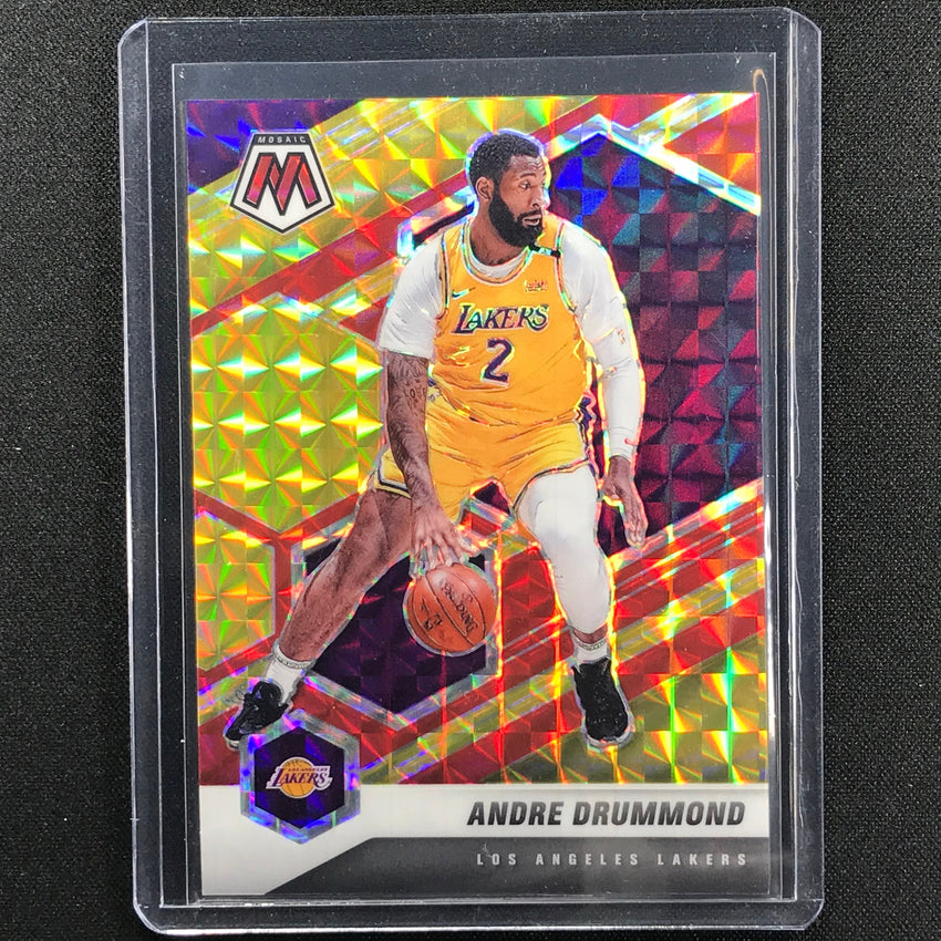 2020-21 Mosaic Andre Drummond Choice Fusion Red And Yellow 33/88