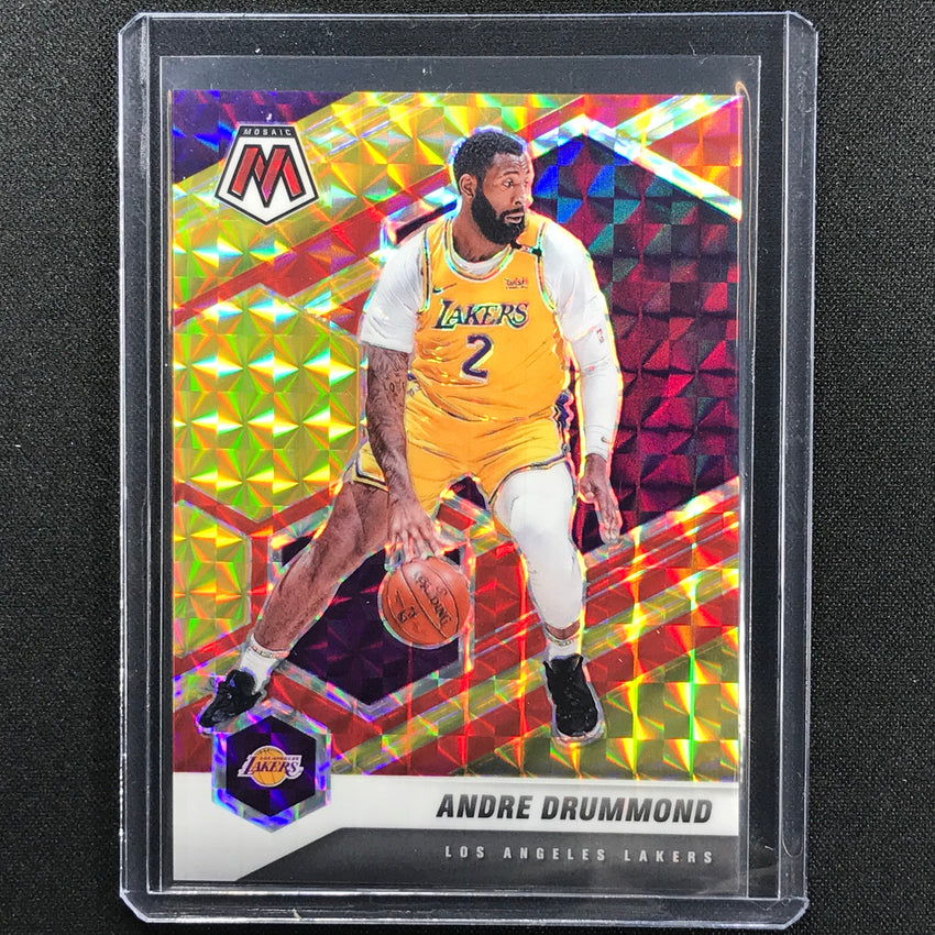 2020-21 Mosaic Andre Drummond Choice Fusion Red And Yellow 44/88
