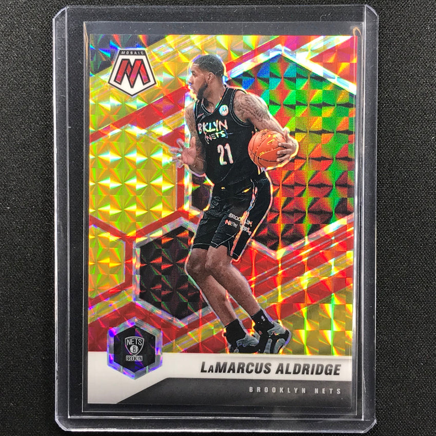 2020-21 Mosaic Lamarcus Aldridge Choice Fusion Red And Yellow 23/88