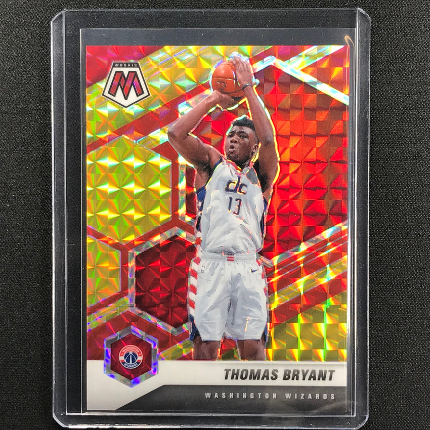 2020-21 Mosaic Thomas Bryant Choice Fusion Red And Yellow 50/88