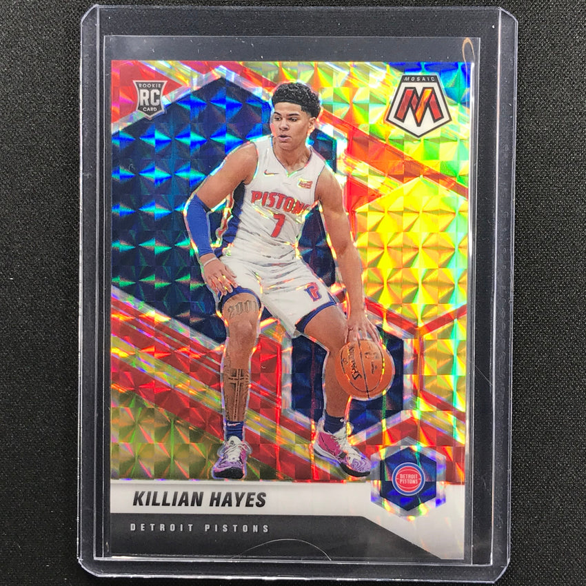 2020-21 Mosaic Killian Hayes Choice Fusion Red And Yellow Rookie 35/88