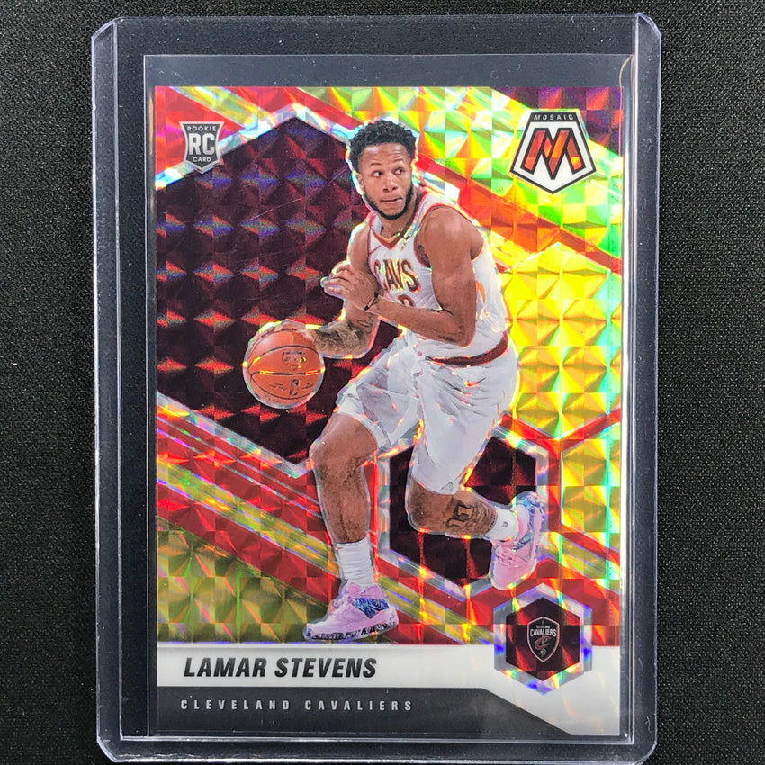2020-21 Mosaic Lamar Stevens Choice Fusion Red And Yellow Rookie 29/88