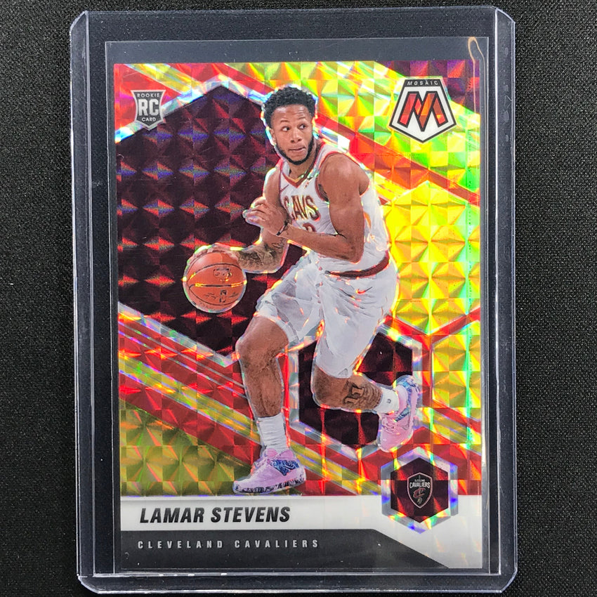 2020-21 Mosaic Lamar Stevens Choice Fusion Red And Yellow Rookie 64/88
