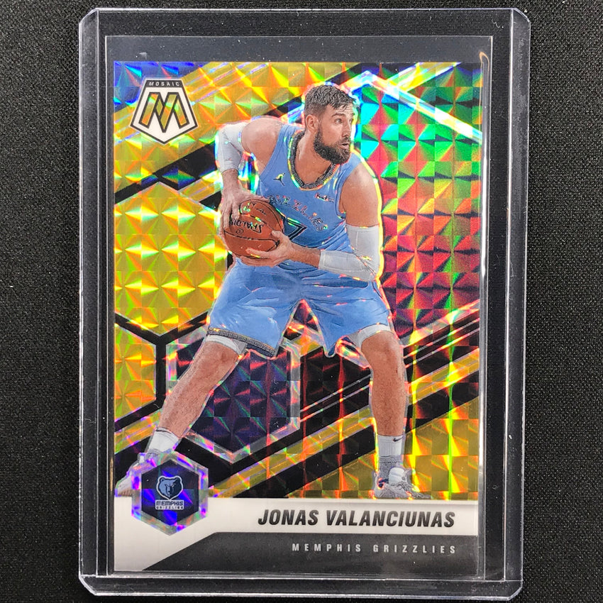 2020-21 Mosaic Jonas Valanciunas Choice Black Gold 7/8