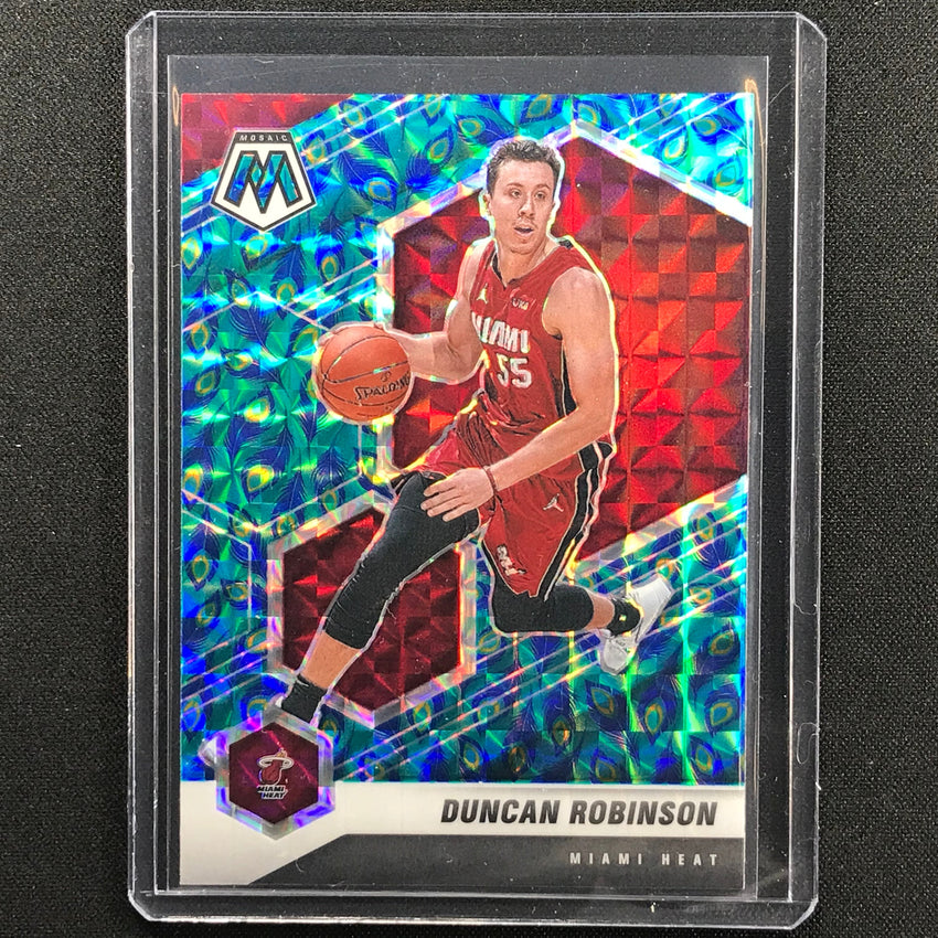 2020-21 Mosaic Duncan Robinson Choice Peacock Ssp No 28