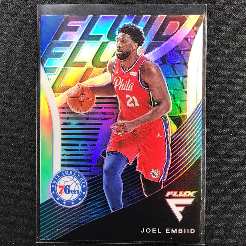 2020-21 Flux JOEL EMBIID Fluid Silver Prizm #5