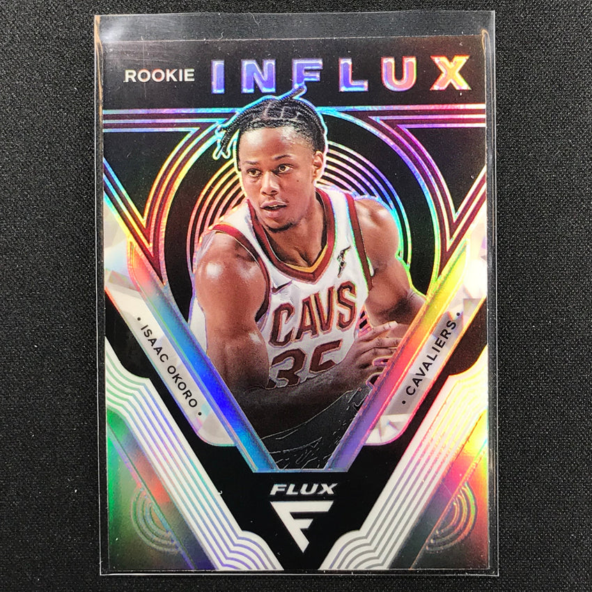 2020-21 Flux ISAAC OKORO Rookie Influx Silver Prizm #11