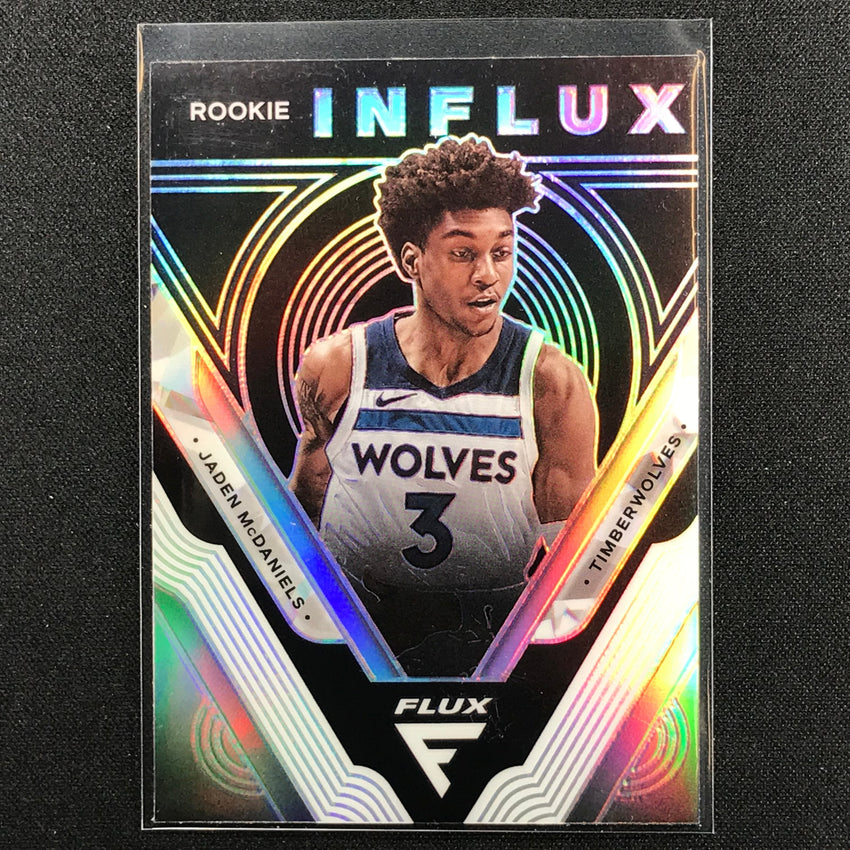 2020-21 Flux JADEN MCDANIELS Rookie Influx Silver Prizm #15