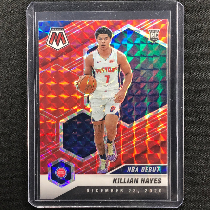 2020-21 Mosaic KILLIAN HAYES NBA Debut Rookie Mosaic Red #270