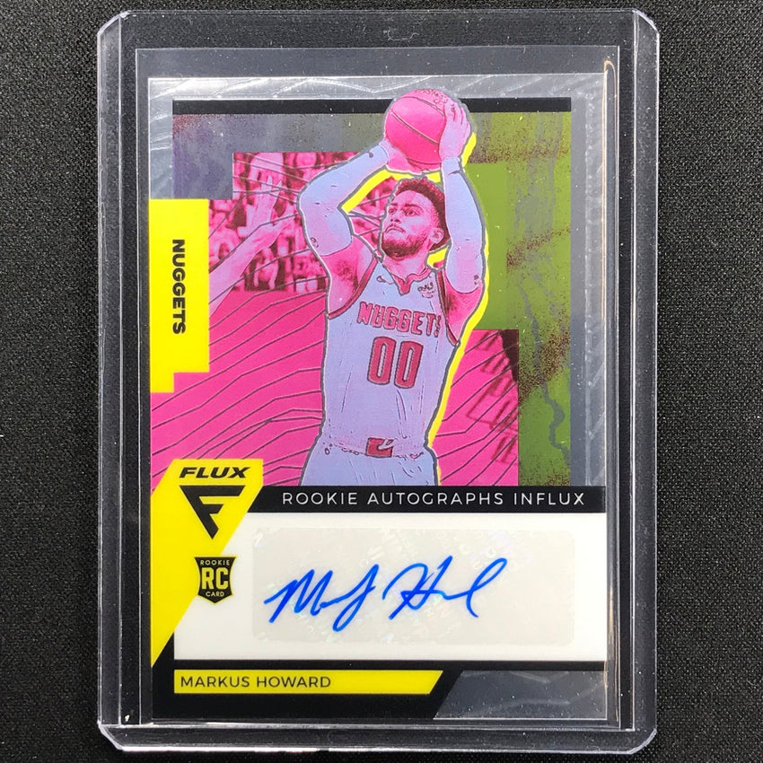 2020-21 Flux Markus Howard Rookie Autographs Influx No Mar