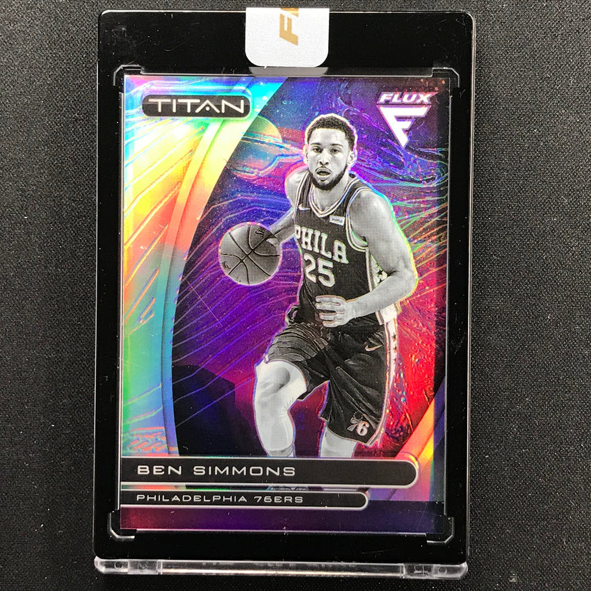 2020-21 Flux Ben Simmons Titan Silver Prizm Sp Uncirculated No 17