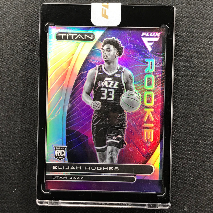 2020-21 Flux ELIJAH HUGHES Titan Rookie Silver Prizm SP Uncirculated #66