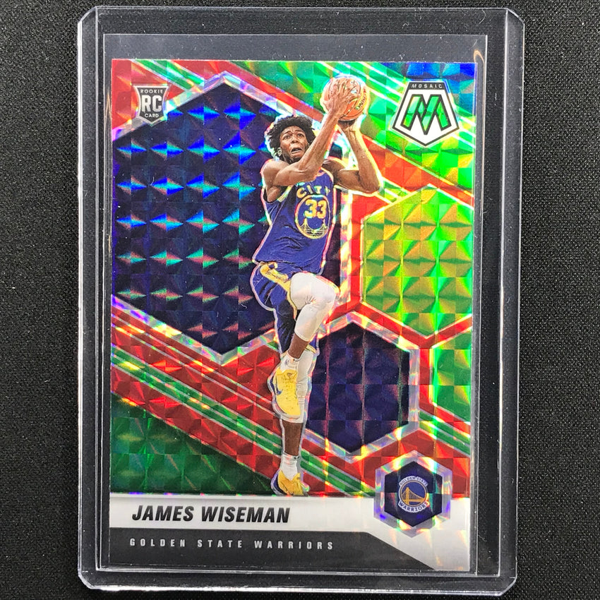 2020-21 Mosaic JAMES WISEMAN Choice Red Green Rookie #205