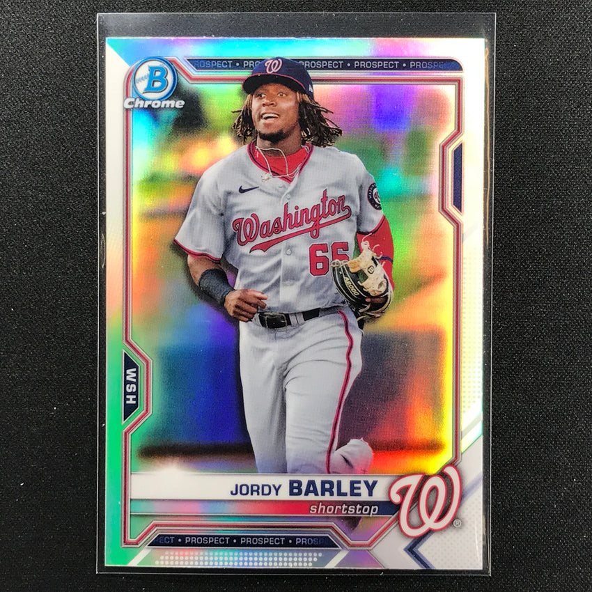 2021 Bowman Draft JORDY BARLEY Chrome Prospect Refractor #6