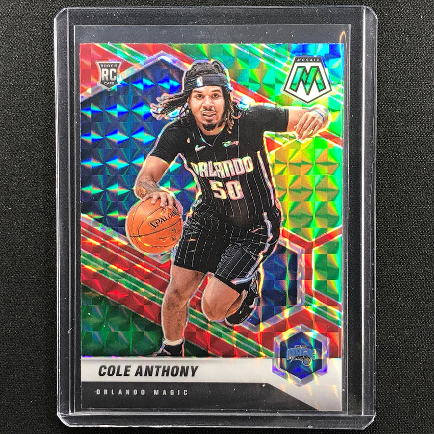 2020-21 Mosaic Cole Anthony Choice Red Green Rookie No 207