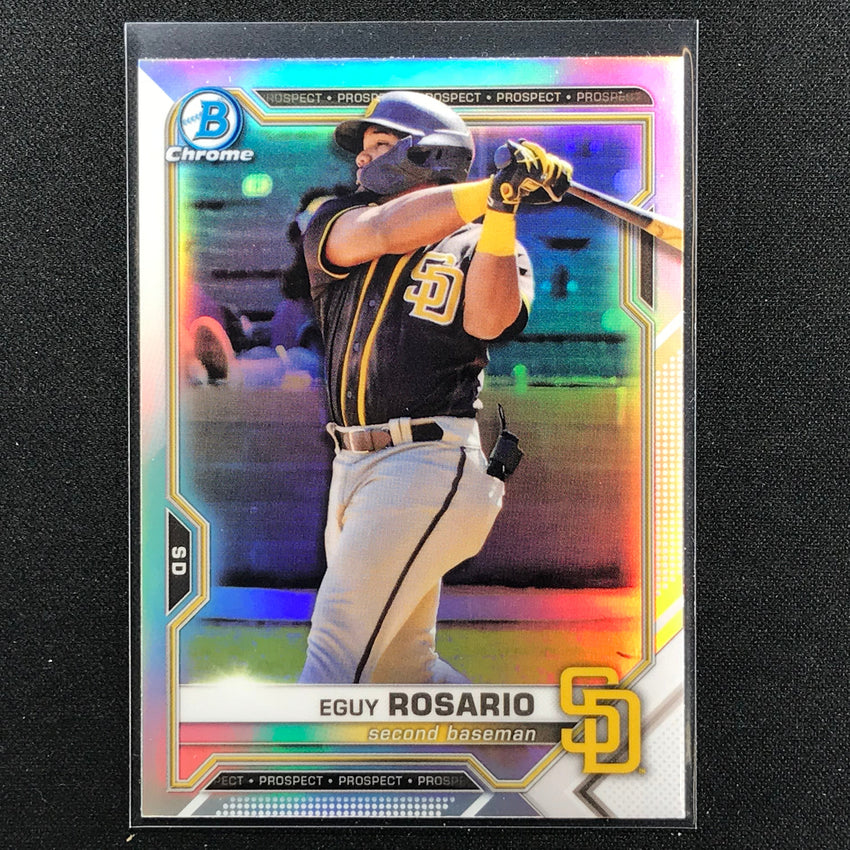2021 Bowman Draft EGUY ROSARIO Chrome Prospect Refractor #33