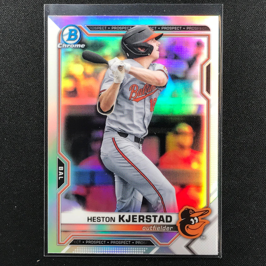 2021 Bowman Draft Heston Kjerstad Chrome Prospect Refractor No 40
