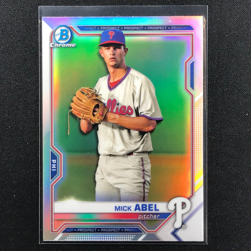 2021 Bowman Draft MICK ABEL Chrome Prospect Refractor #72