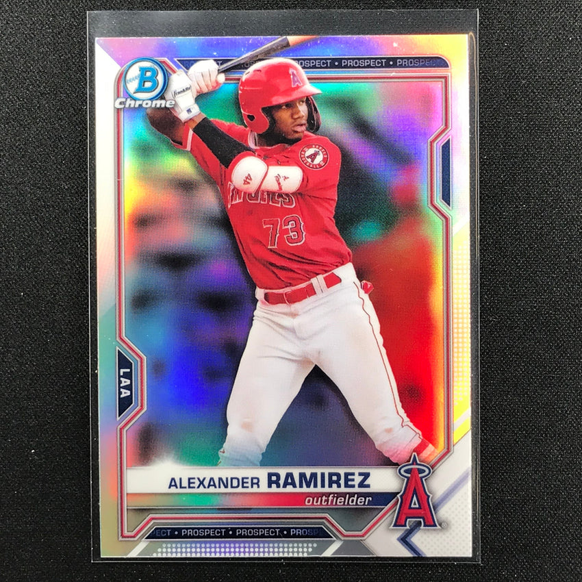 2021 Bowman Draft ALEXANDER RAMIREZ Chrome Prospect Refractor #110