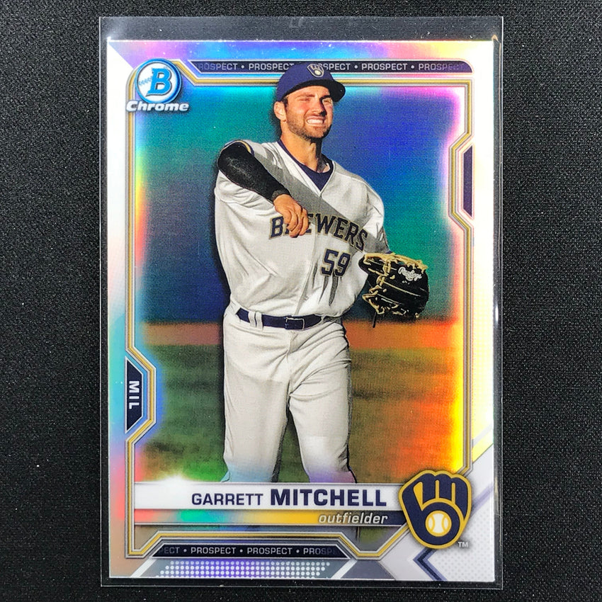 2021 Bowman Draft Garrett Mitchell Chrome Prospect Refractor No 116
