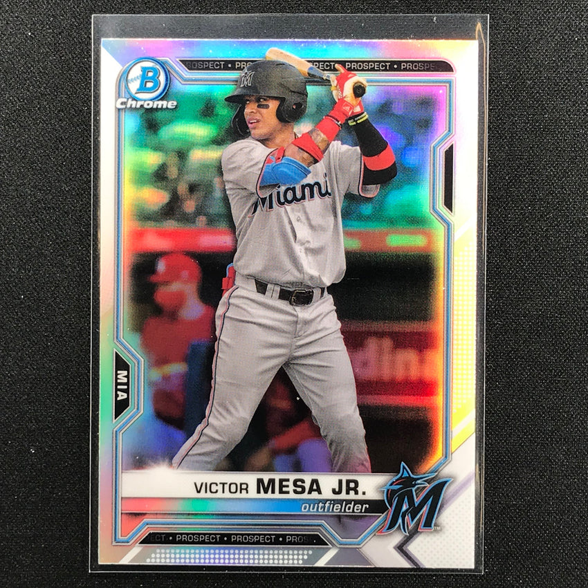 2021 Bowman Draft VICTOR MESA JR. Chrome Prospect Refractor #122