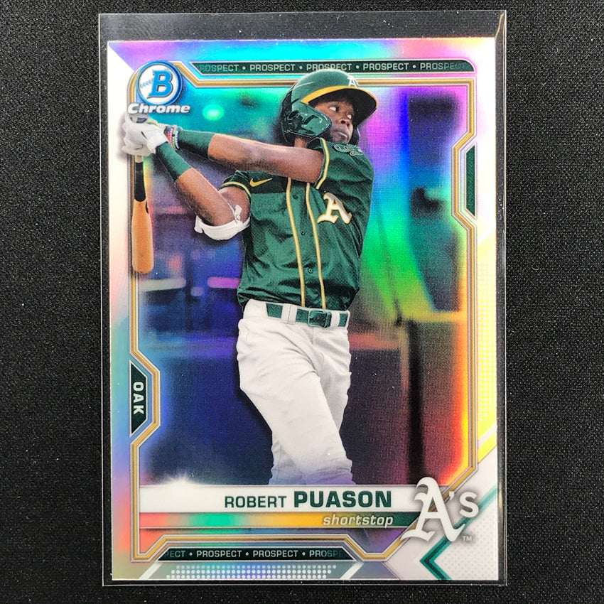 2021 Bowman Draft ROBERT PUASON Chrome Prospect Refractor #153