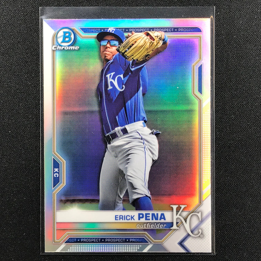 2021 Bowman Draft ERICK PENA Chrome Prospect Refractor #178